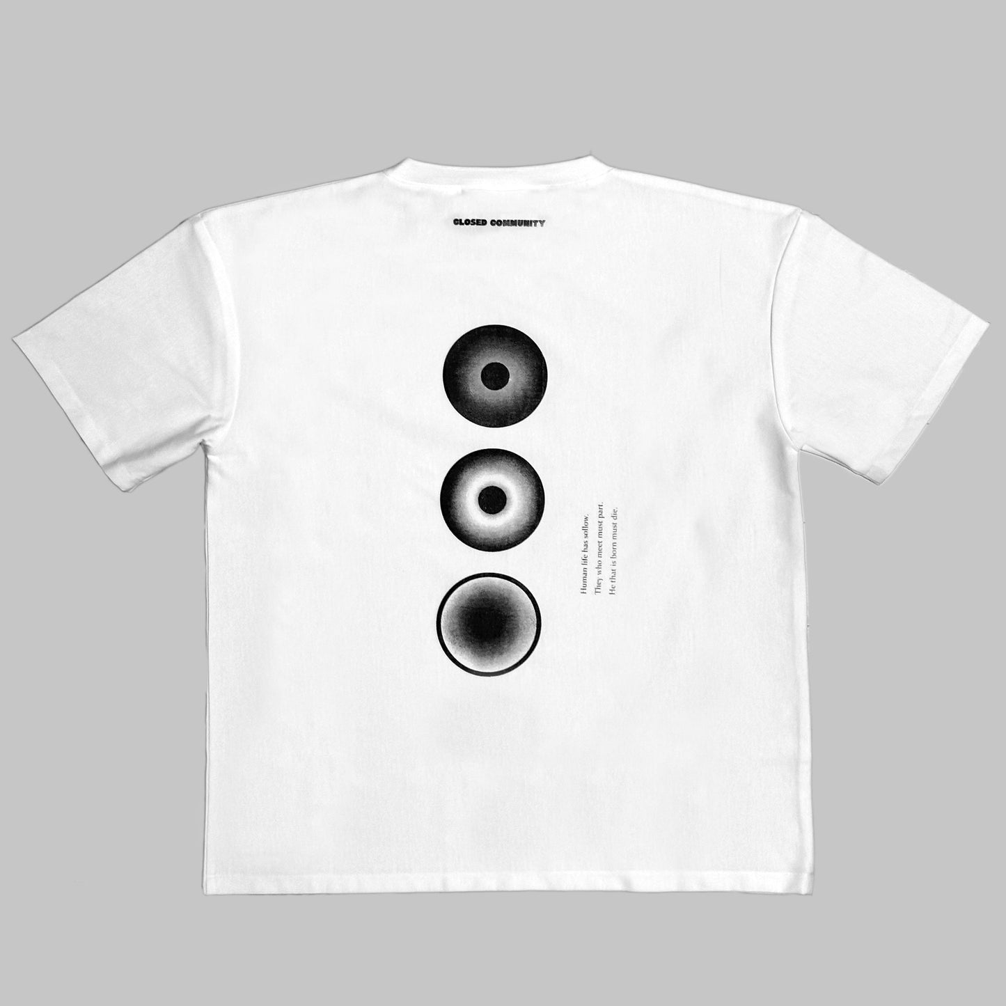 Faded Circles Printed T-Shirt